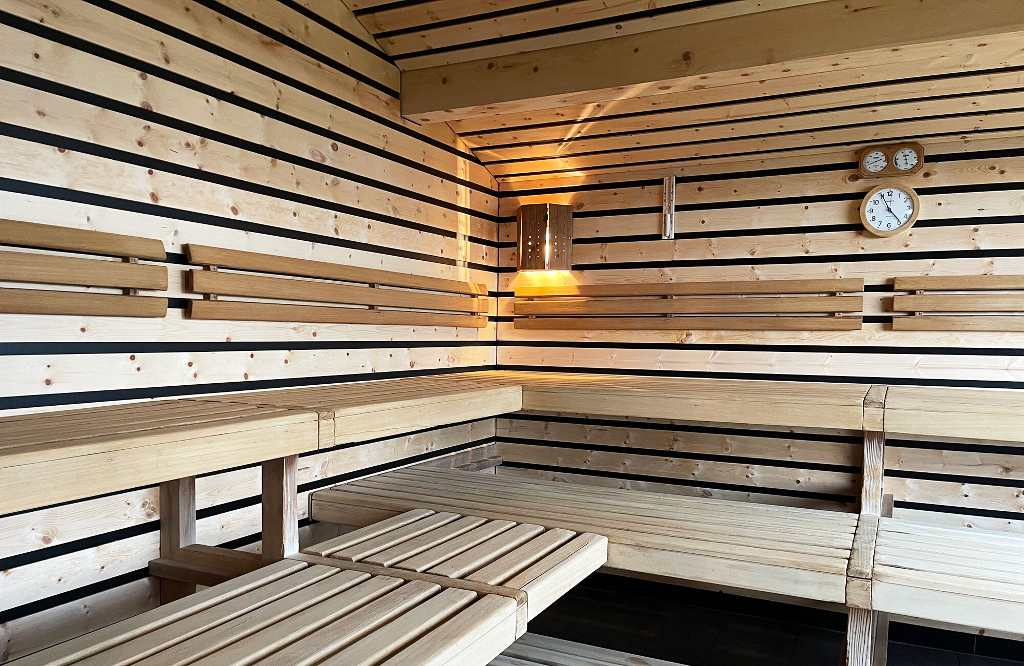 Arvenholz in Sauna