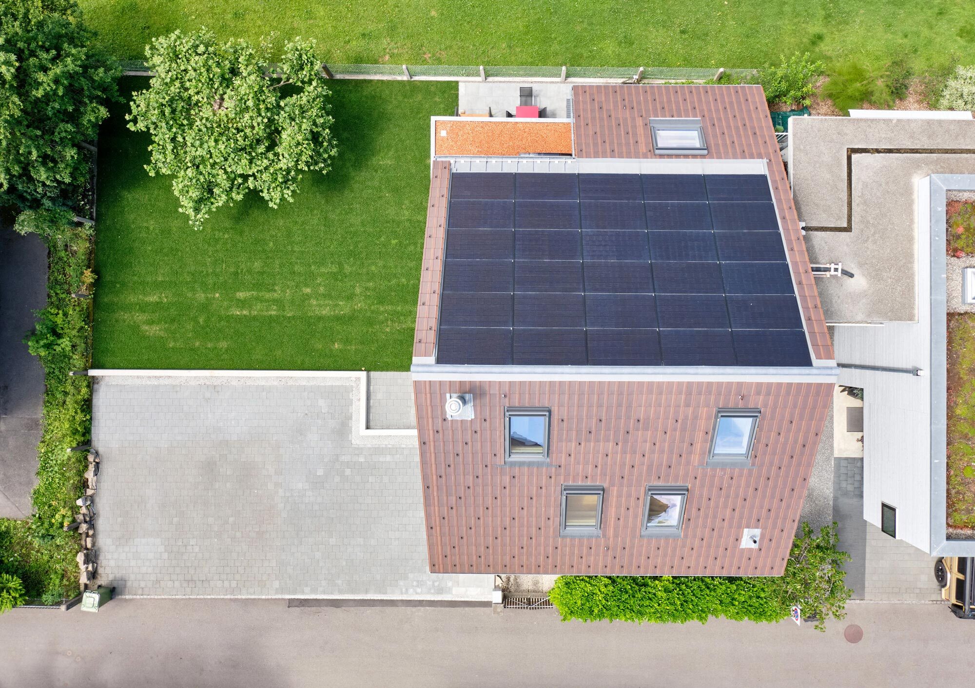 Haus mit PV-Anlage