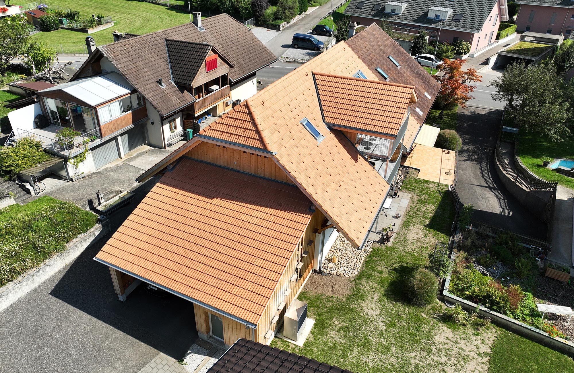 Anbau grosser Carport