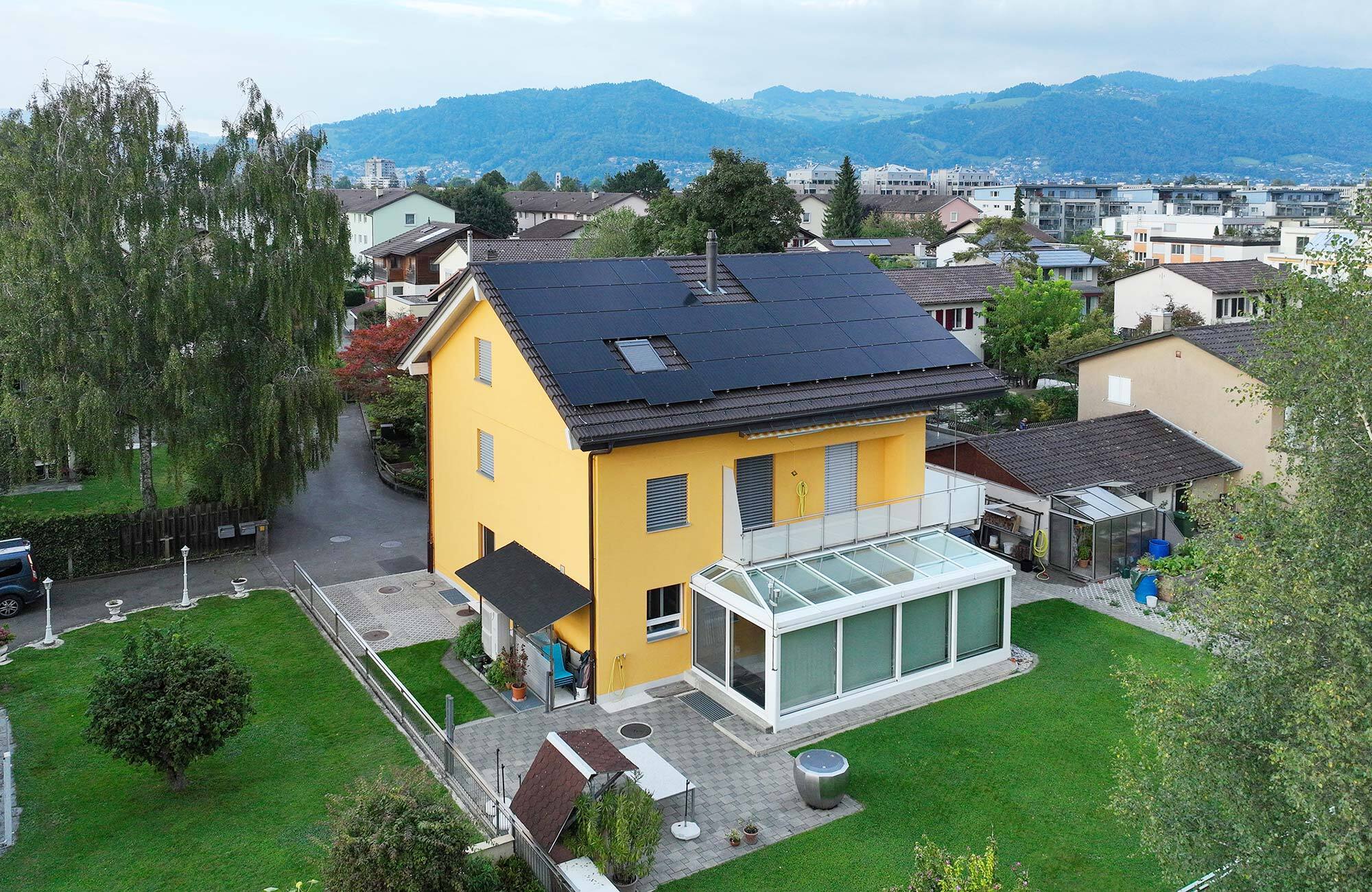 Einfamilienhaus mit Solaranlage