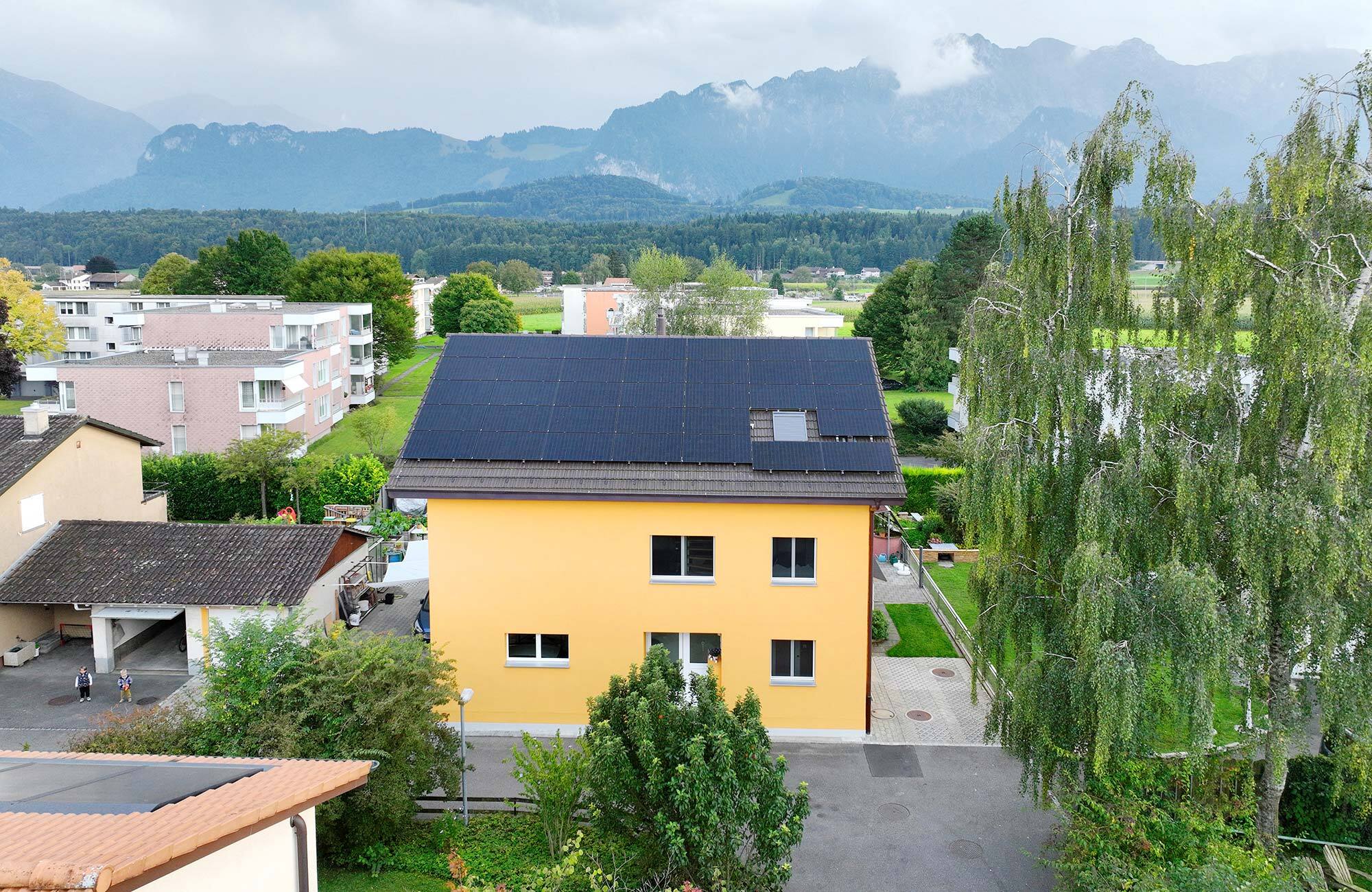 Photovoltaikanlage für Einfamilienhaus