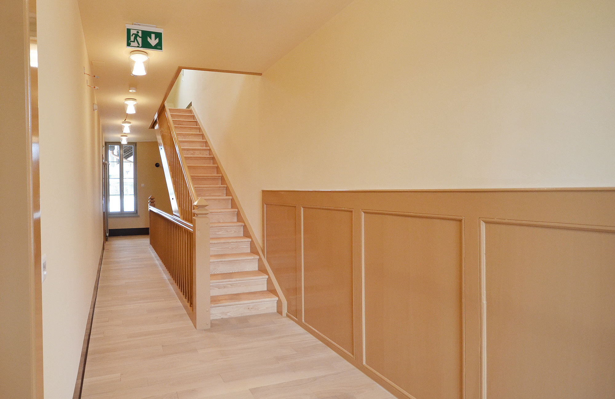 Neue Treppe aus Holz