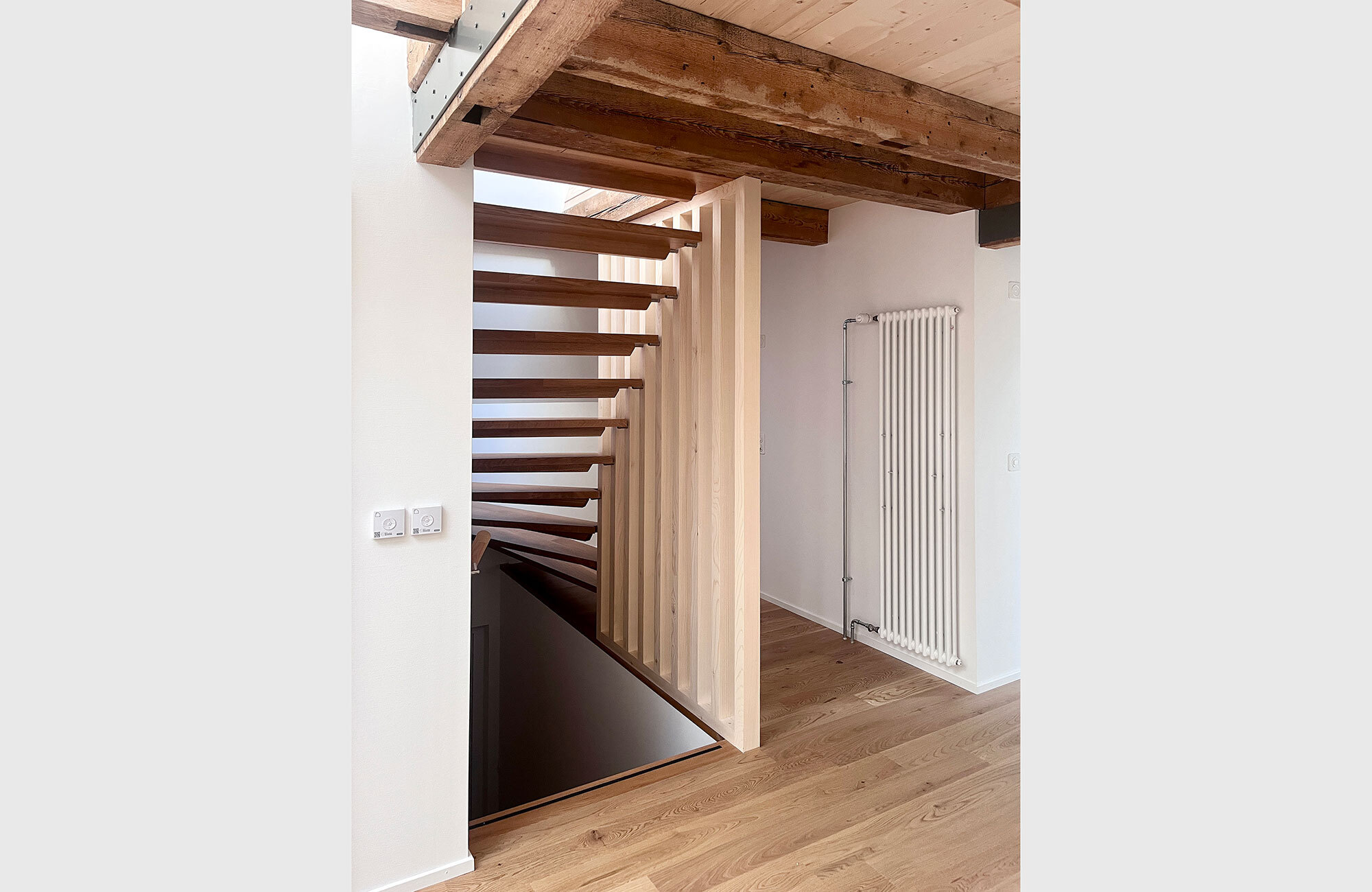 Treppe aus Holz