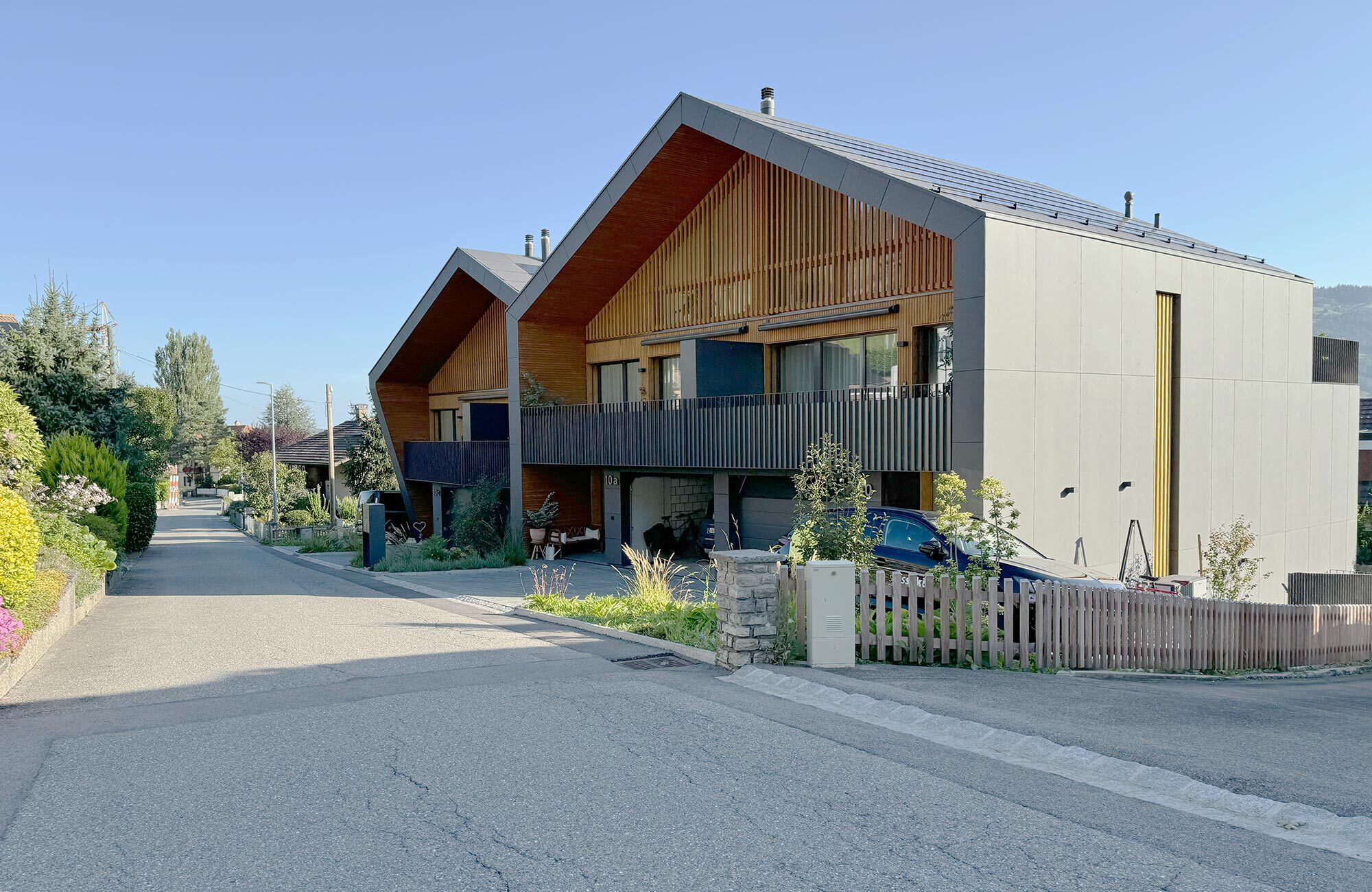 Neubau modernes Doppel-Einfamilienhaus