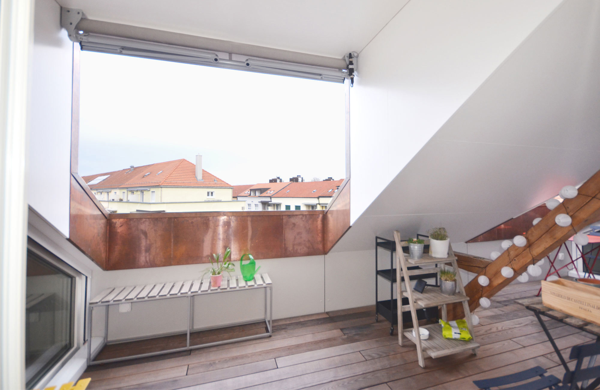 Einbau Balkon in Dachwohnung